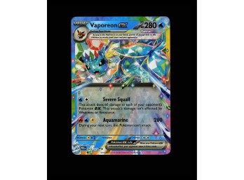 POKEMON Holo SV: Prismatic Evolutions Vaporeon ex