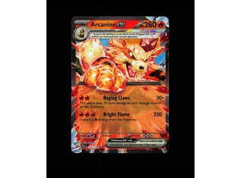 POKEMON Holo SV01: Scarlet & Violet Base Set Arcanine Ex