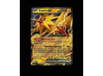 POKEMON Holo SV: Scarlet & Violet 151 Zapdos Ex