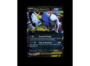 POKEMON Holo ME01: Mega Evolution Mega Absol Ex