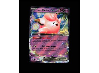 POKEMON Holo SV09: Journey Together Lillie's Clefairy Ex