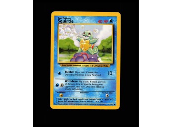 POKEMON  Base Set Squirtle