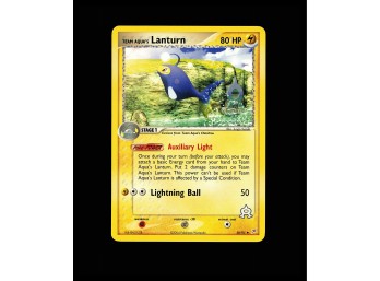 POKEMON Uncommon Team Magma Vs Team Aqua Team Aqua's Lanturn