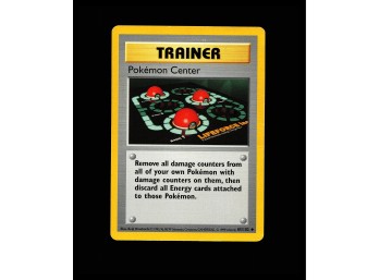 POKEMON Uncommon Base Set (Shadowless) Pokemon Center