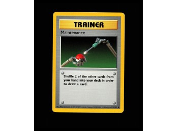 POKEMON Uncommon Base Set (Shadowless) Maintenance