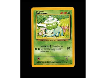 POKEMON  Base Set Bulbasaur
