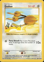 POKEMON Vintage Base Set SHADOWLESS Doduo