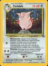 POKEMON Vintage Jungle RARE HOLO Clefable