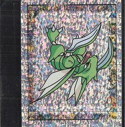 Pokemon RARE HOLO Merlin Collections Scyther Sticker