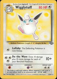 Pokemon Vintage Jungle RARE Wigglytuff