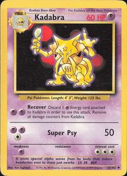 Pokemon Vintage Base Set Kadabra