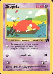 Pokemon Vintage Team Rocket Slowpoke