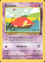 Pokemon Vintage Team Rocket Slowpoke