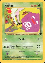 Pokemon Vintage Team Rocket Koffing