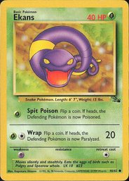 Pokemon Vintage Fossil Ekans