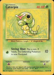 Pokemon Vintage Base Set Caterpie