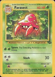 Pokemon Vintage Jungle Parasect
