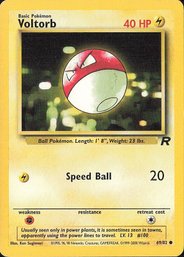 Pokemon Vintage Team Rocket Voltorb