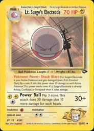 Pokemon Vintage Gym Challenge Lt. Surge's Electrode