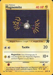 Pokemon Vintage Team Rocket Magnemite