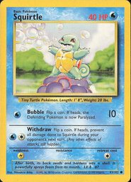 Pokemon Vintage Base Set Squirtle