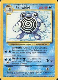 Pokemon Vintage Base Set Poliwhirl