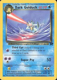 Pokemon Vintage Team Rocket Golduck