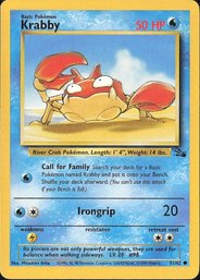 Pokemon Vintage Fossil Krabby