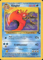 Pokemon Vintage Fossil Kingler