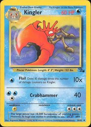 Pokemon Vintage Fossil Kingler