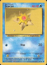 Pokemon Vintage Base Set Staryu