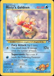 Pokemon Vintage Gym Heroes Misty's Goldeen
