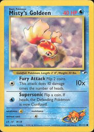 Pokemon Vintage Gym Heroes Misty's Goldeen