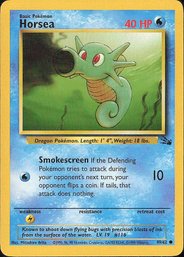 Pokemon Vintage Fossil Horsea