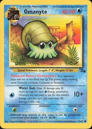 Pokemon Vintage Fossil Omanyte