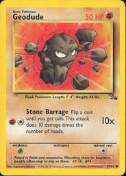 Pokemon Vintage Fossil Geodude