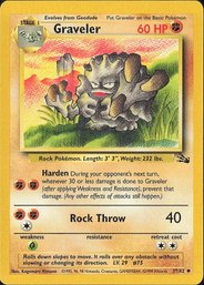 Pokemon Vintage Fossil Graveler