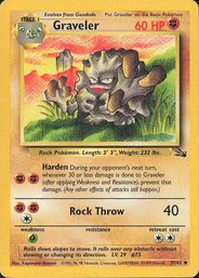 Pokemon Vintage Fossil Graveler