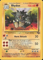 Pokemon Vintage Jungle Rhydon