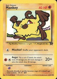 Pokemon Vintage Team Rocket Mankey
