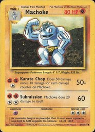 Pokemon Vintage Base Set Machoke