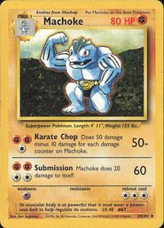 Pokemon Vintage Base Set Machoke