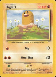 Pokemon Vintage Base Set Diglett