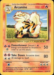 Pokemon Vintage Base Set Arcanine