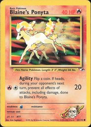 Pokemon Vintage Gym Heroes Blaine's Ponyta