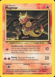 Pokemon Vintage Fossil Magmar