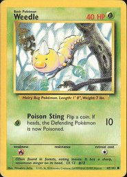 Pokemon Vintage Base Set Weedle