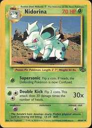 Pokemon Vintage Jungle Nidorina