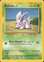 Pokemon Vintage Base Set Nidoran
