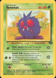 Pokemon Vintage Jungle Venonat